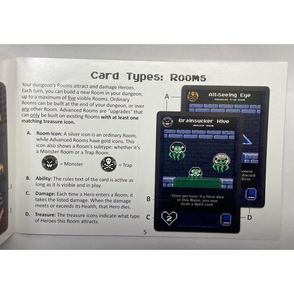 Boss Monster Card Game - Dungeon Building Card Game 2-4 Players - Gently Played - Picture 4 of 10